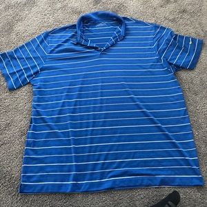 Men's XXL Nike Golf Dri-Fit Polo in blue