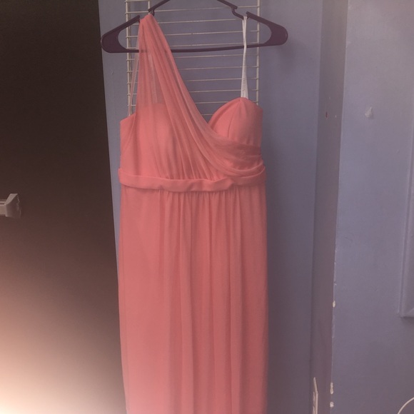 Coral bridesmaid dress - Picture 2 of 2