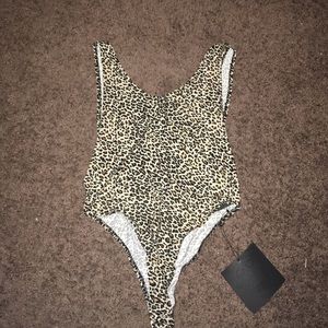 Leopard body suit