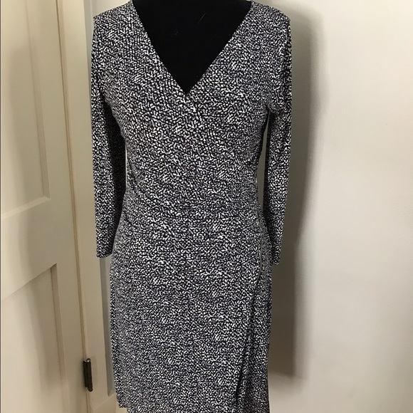 Express Zip Front Wrap Dress - Picture 2 of 6