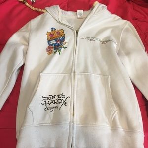 Ed hardy zip up