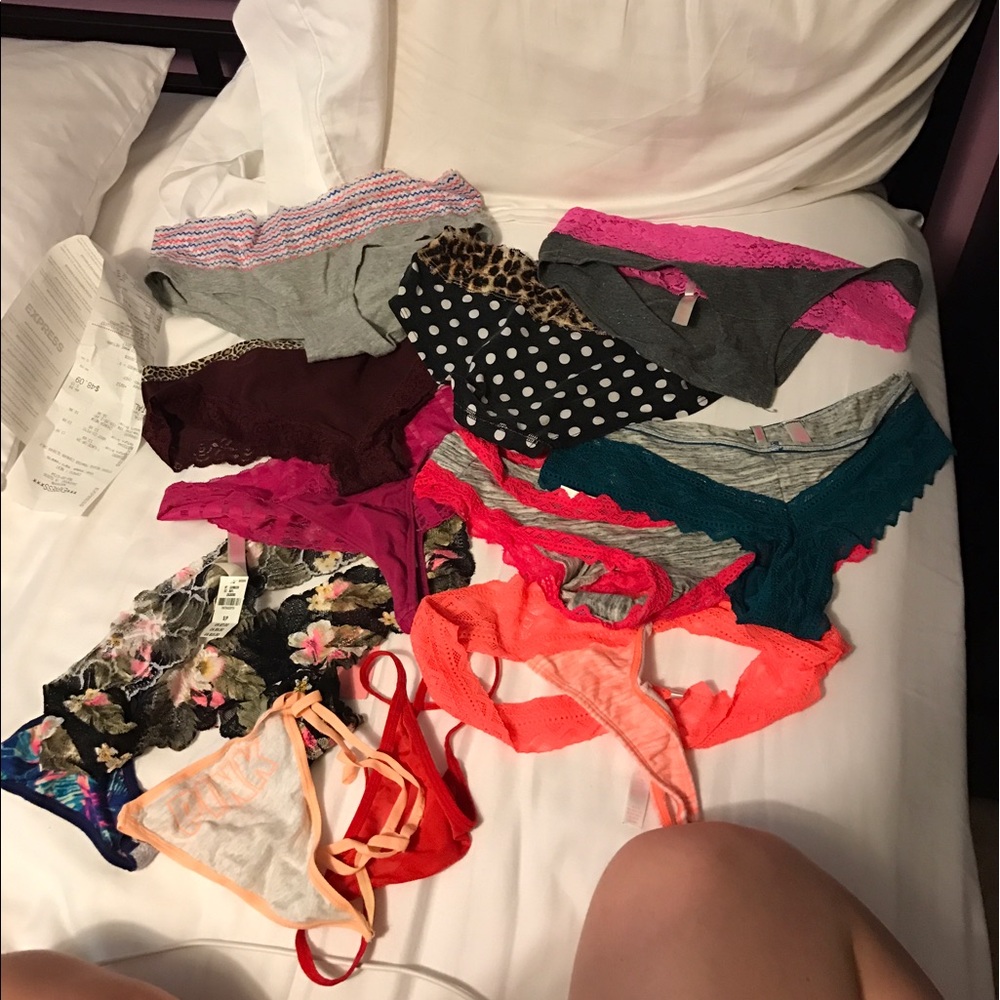 HUGE DEAL PINK PANTIES BUNDLE!! S NEW flash sale!
