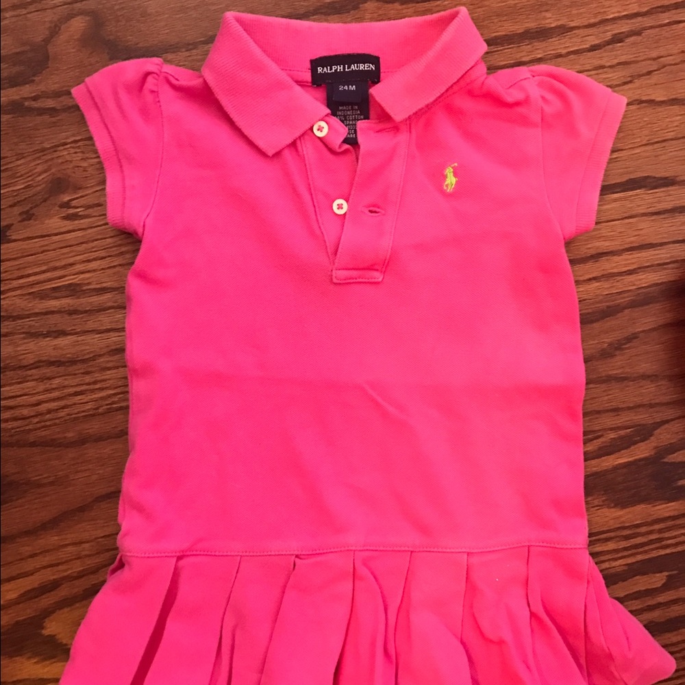 Pink Ralph Lauren polo dress