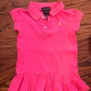 Pink Ralph Lauren polo dress