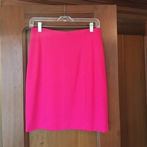 Ann Taylor hot pink skirt 4