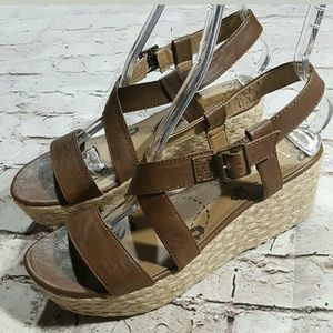 Jellypop "Yoga" Platform Espadrille Sandal 9.5