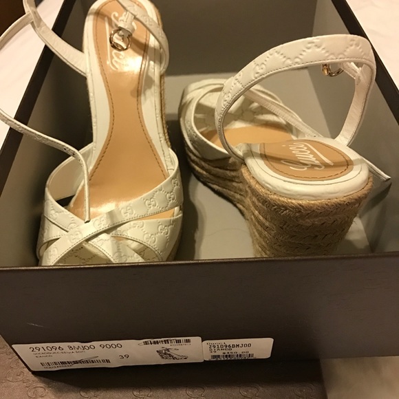 Strappy espadrilles Gucci Wedge - Picture 2 of 2