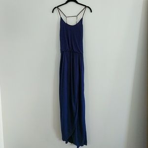 Anthropologie navy maxi dress by The Addison Story