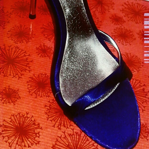 Royal blue with silver stiletto - Picture 2 of 3