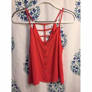 Coral Blouse