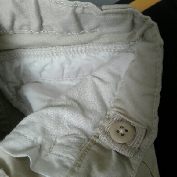 Gap Cargo Khaki Stretch Flare Slacks - Picture 4 of 5