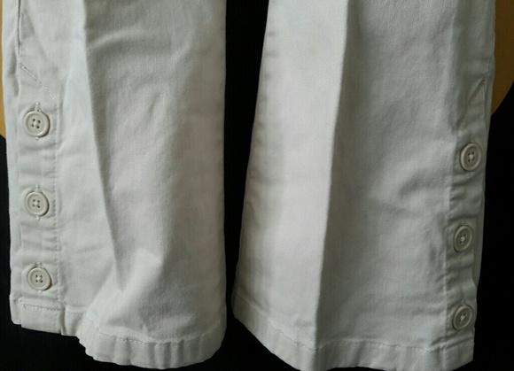 Gap Cargo Khaki Stretch Flare Slacks - Picture 5 of 5