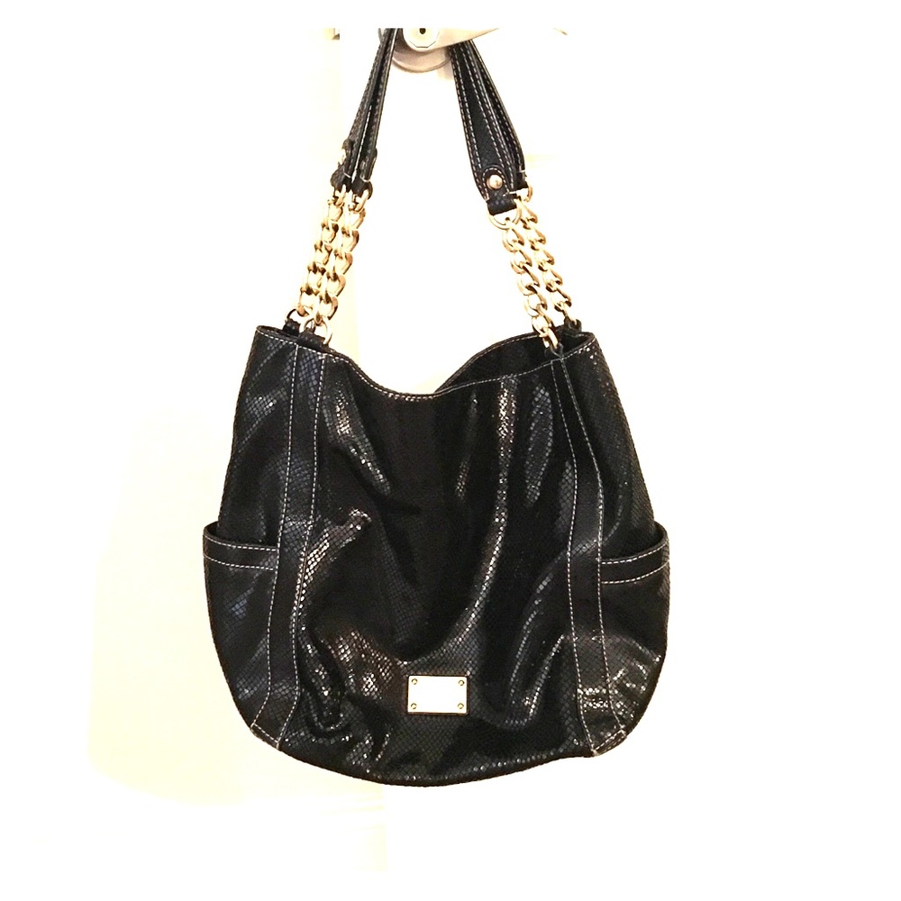 Michael Kors Black Leather Purse