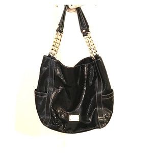 Michael Kors Black Leather Purse