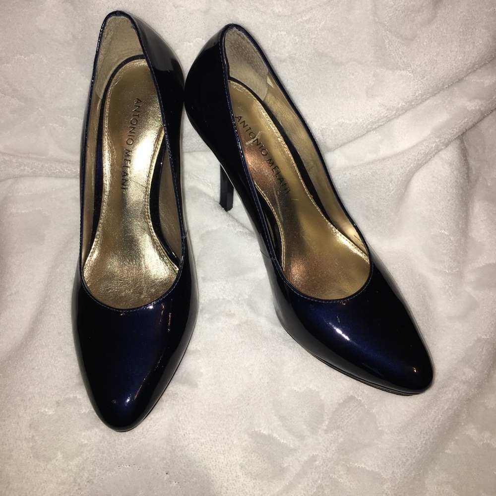 Antonio Melani Classic Navy Blue Heel