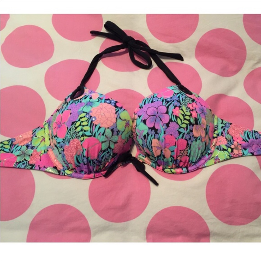 New Victoria's Secret floral push-up bikini 32DD