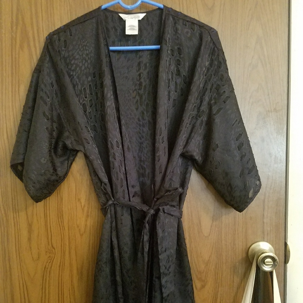 Sexy black robe
