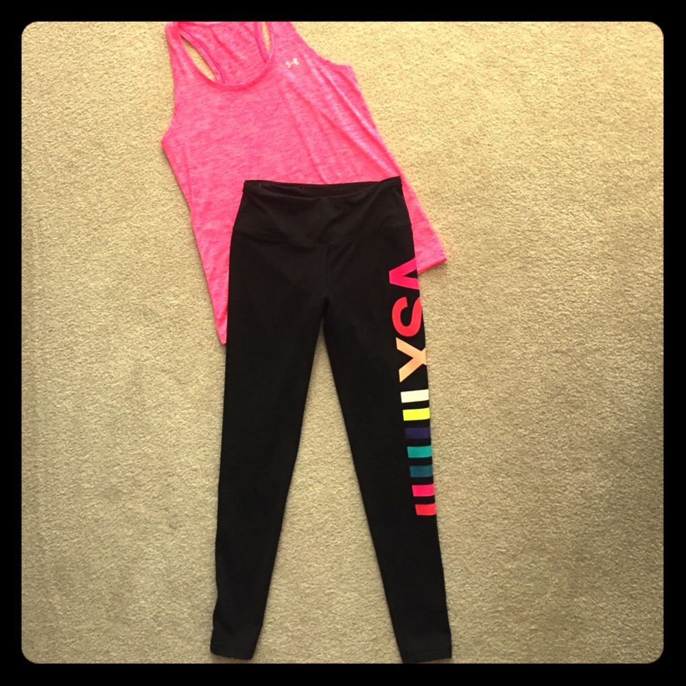 VSX Pants and Under Armour Top