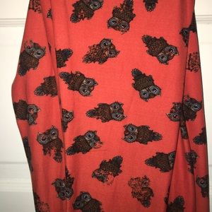 Lularoe TC  OWL🦉🦉🦉 leggings!  Htf unicorn!