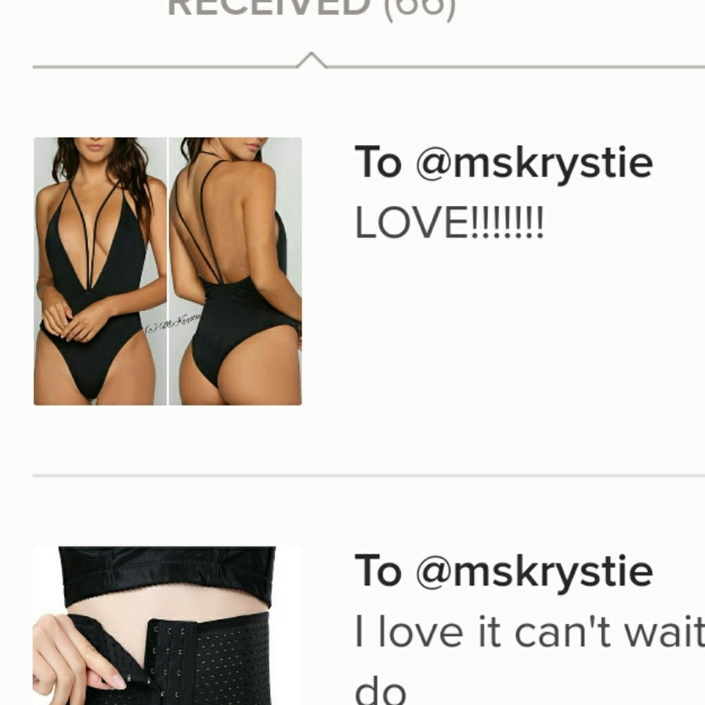 🚨Last Small🚨Deep V Blk Monokini / One Piece - Picture 3 of 4