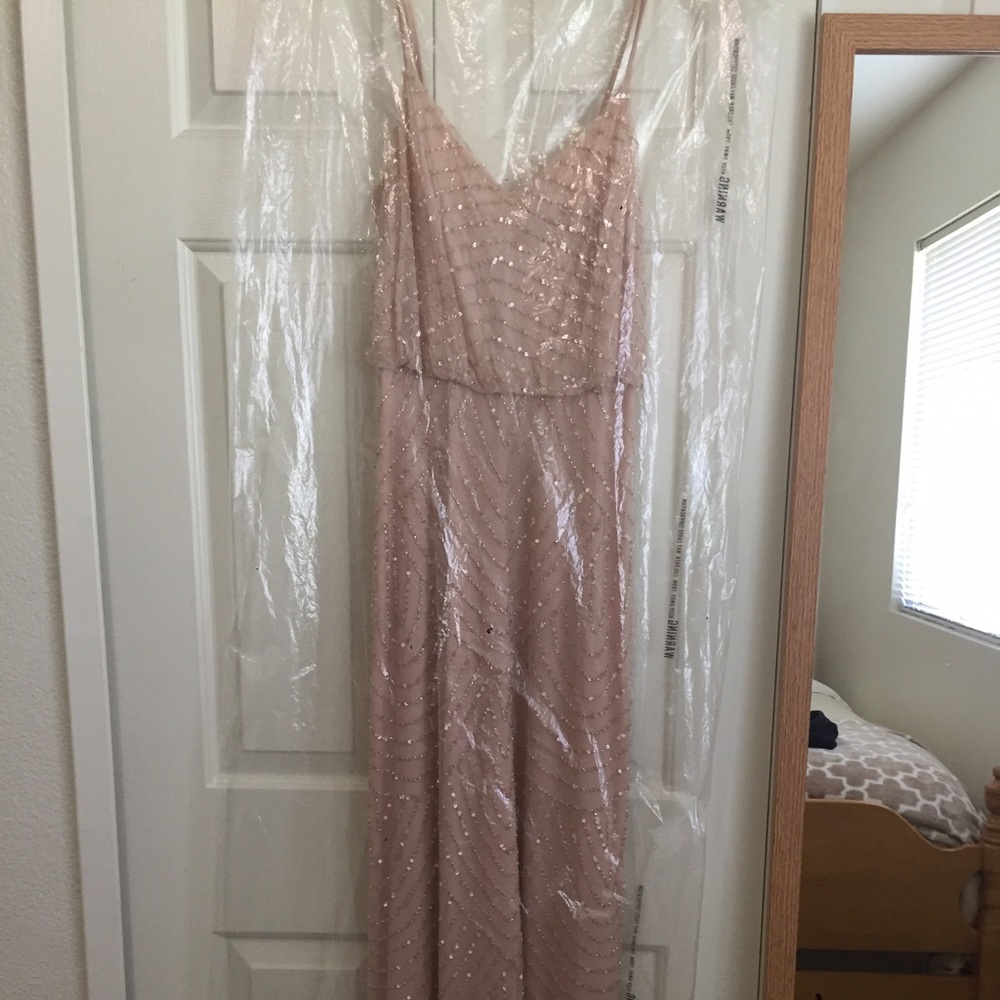 Bridesmaid sequin dress