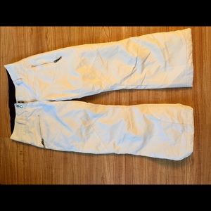 Obermeyer White Ski Pants