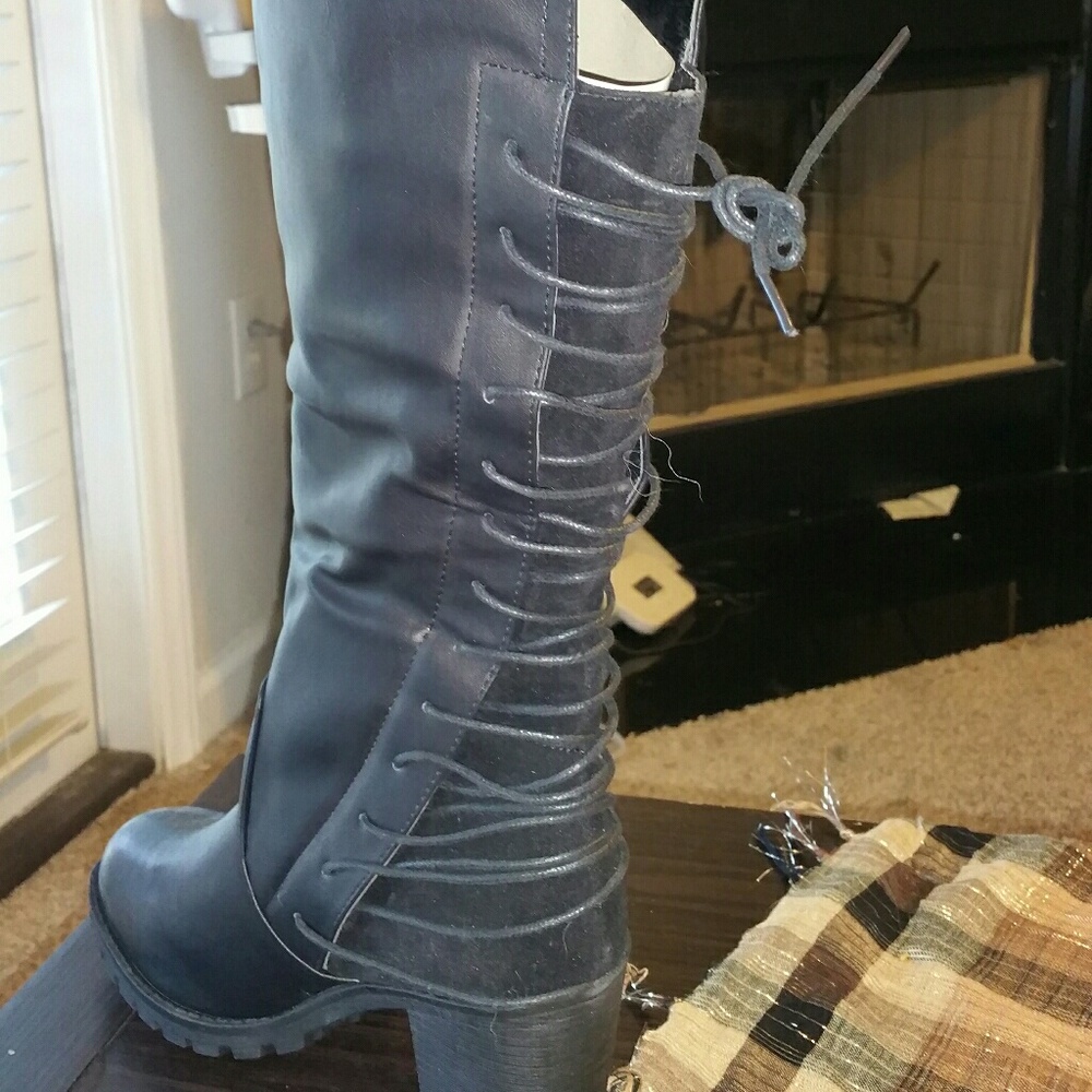 Bucco black boots Size 8.5, new