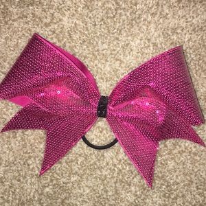 Pink Cheer Bow