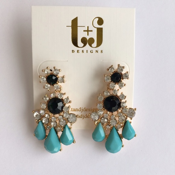 NWT Statement chandelier earrings - Picture 3 of 3