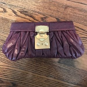 Miu Miu Purple Clutch