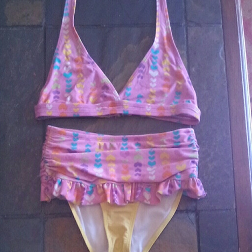 Heart bathing suit