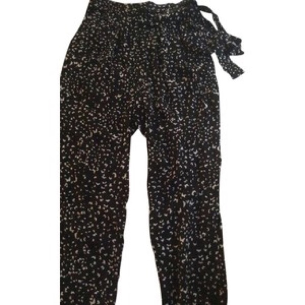 🆕 DVF leaves 2 flutter print pants