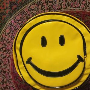 Smiley Face rave backpack