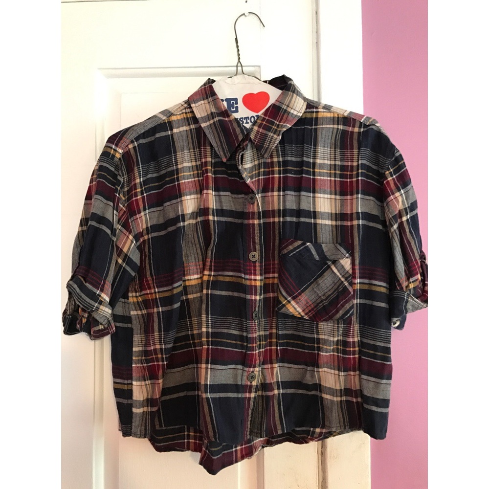 SALE ❗️ I Love H81 Plaid Flannel Shirt ✨✨