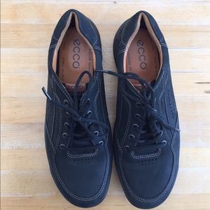 Ecco Black Leather Lace-up Shoes