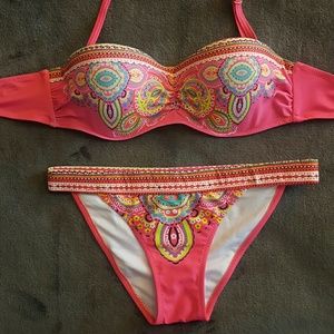 Brand new hot pink bikini set!