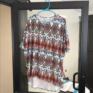 LOT! Lularoe Small Irma Tunic, Tribal print