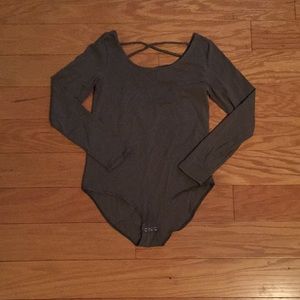 Cotton Stretch Crossback Bodysuit