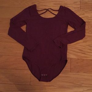 Long Sleeve Crossback Bodysuit