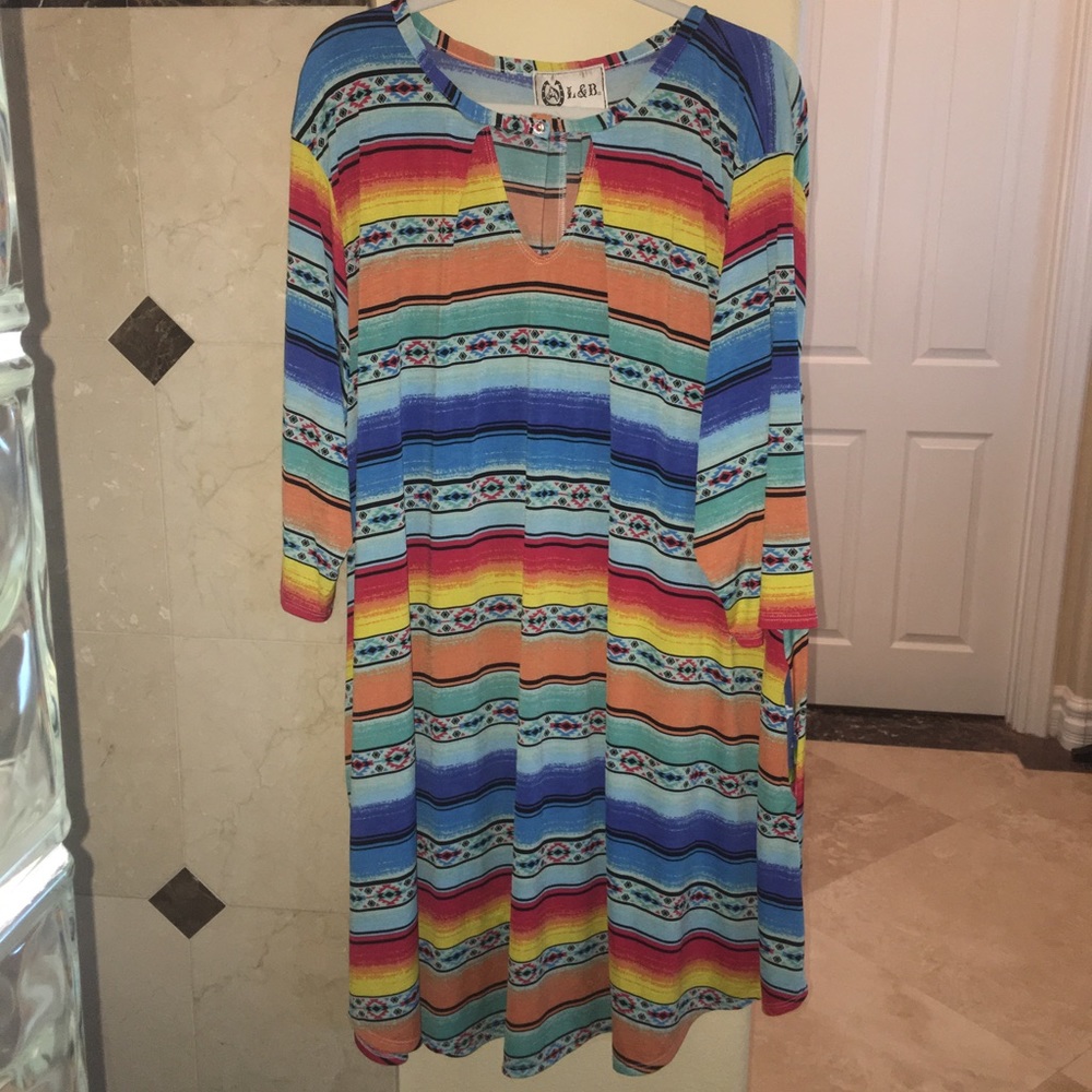 NWOT Colorful Dress