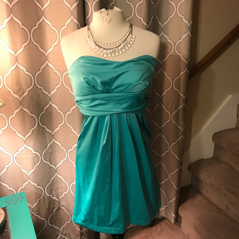 Teal dress