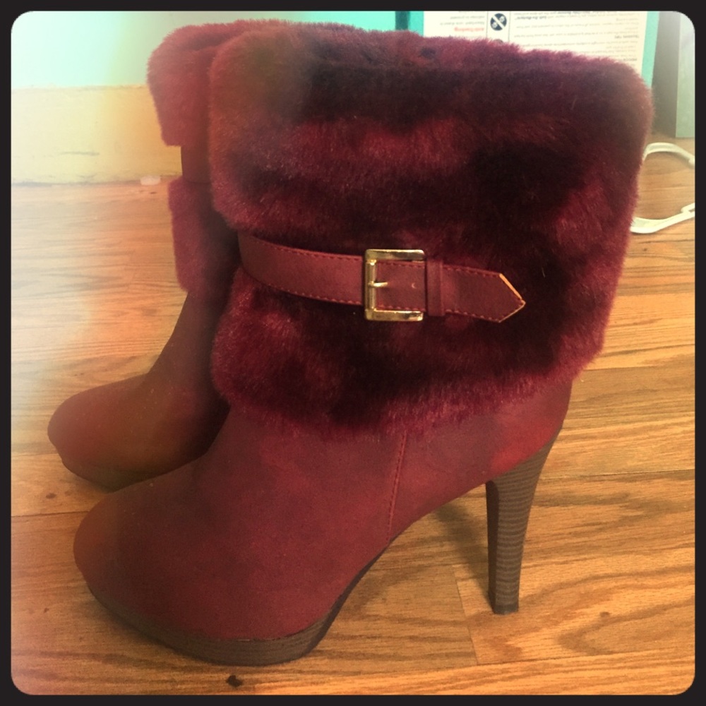 Fur High Healed boot