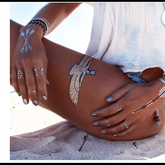 Silver Boho Midi Rings - Picture 4 of 5