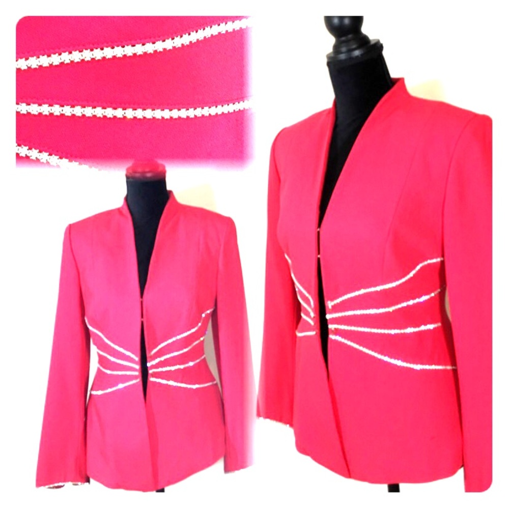 80's Style Rhinestone Blazer