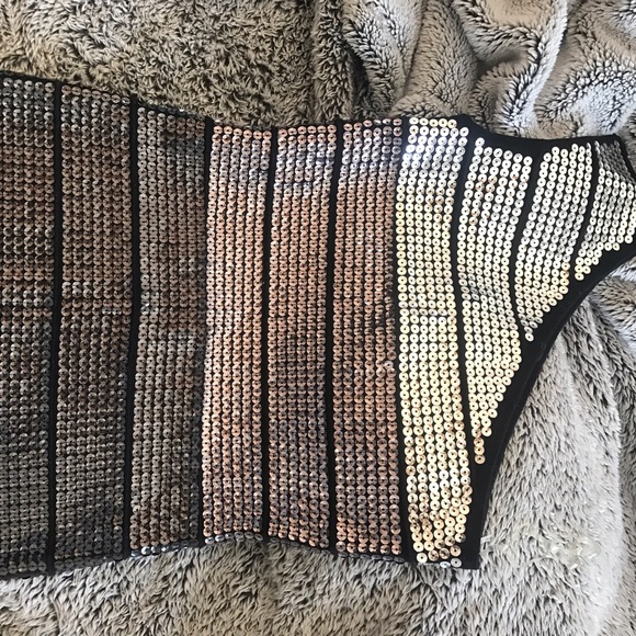 Wow couture Sequin One shoulder bodycon dress - Picture 5 of 5