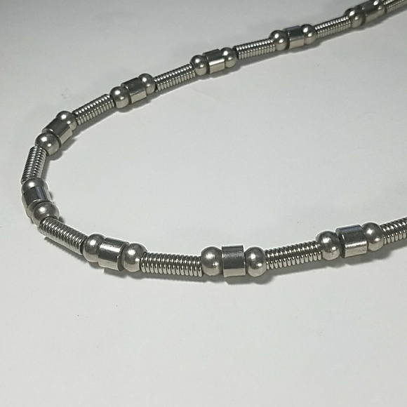 N784 Machine Shop Industial Style Necklace - Picture 2 of 5