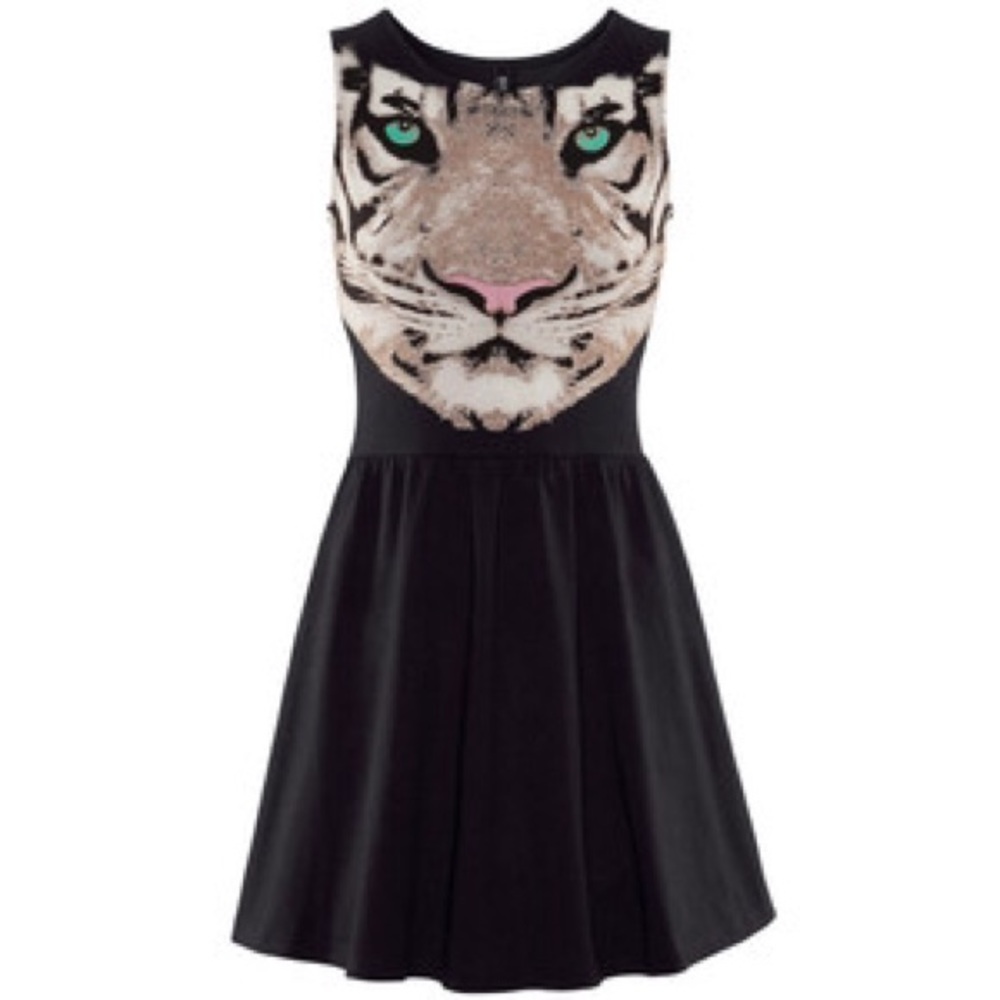 SALE ❗️H&M Tiger Print Skater Dress ✨✨