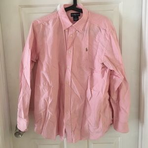 Pink Ralph Lauren button down