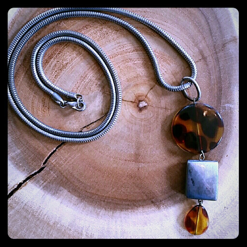 Long vintage necklace