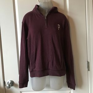 Victoria's Secret PINK Half Zip Hoodie Sweatshirt